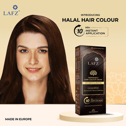 Lafz Permanent 10 Min Hair Color Cream Dubai 40 ML Natural Brown