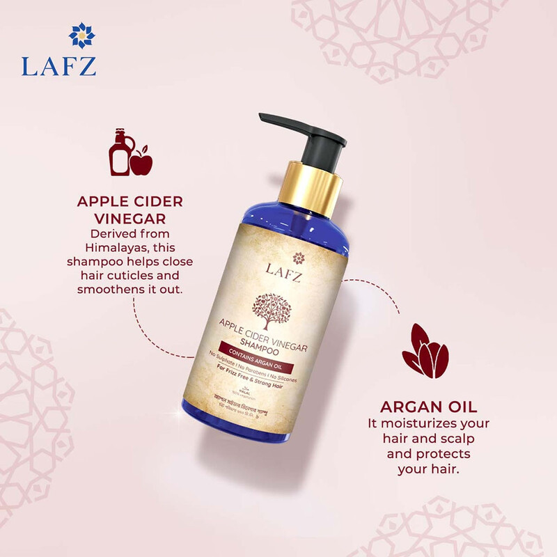 Lafz Hair Shampoo 200 ML Apple Cide Vinegar And Argan