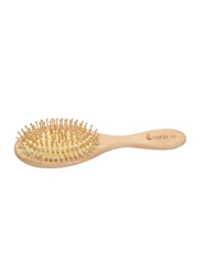 Coco Jar Bamboo Hair Brushes - Round Shape (Handle Material: Oak , Tootch Material: wood bristle )