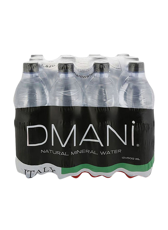 Dmani Natural Mineral Water, 12 Pet Bottles x 500ml