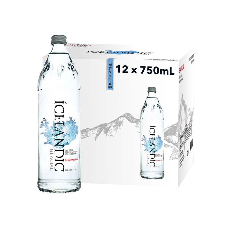 Icelandic Sparkling Natural Mineral Water  12X750 ml