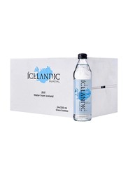 Icelandic Glacial Natural Mineral Water, 24 Glass Bottles x 330ml