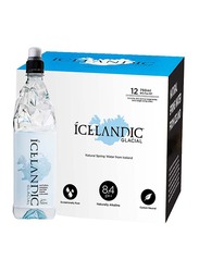 Icelandic Glacial Natural Mineral Water, 12 x 750ml