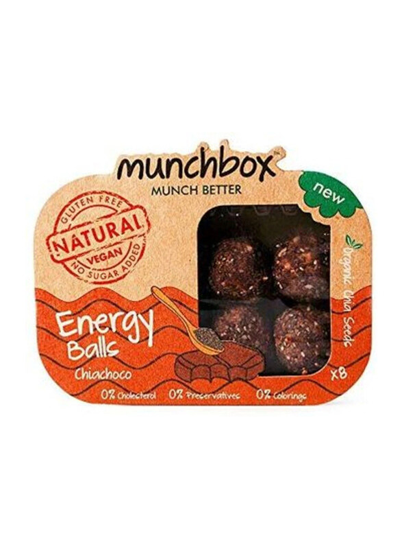

Munchbox Chia Choco Energy Balls, 8 Balls each x 10 Packs