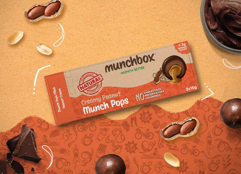 

Munchbox Munchpops Creamy Peanut, 45g