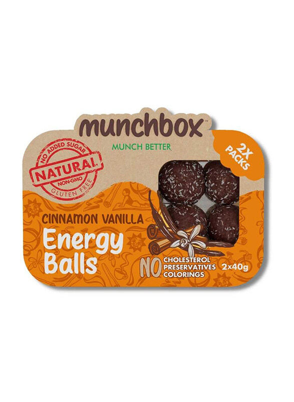 

Munchbox Cinnamon & Vanilla Energy Balls, 2x40g