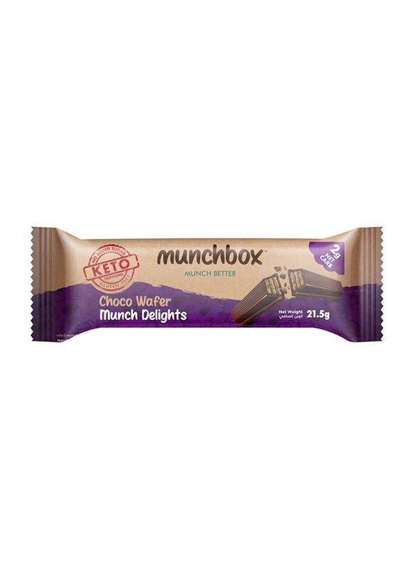 

Munchbox Keto Munch Delight Choco Wafers, 21.5g