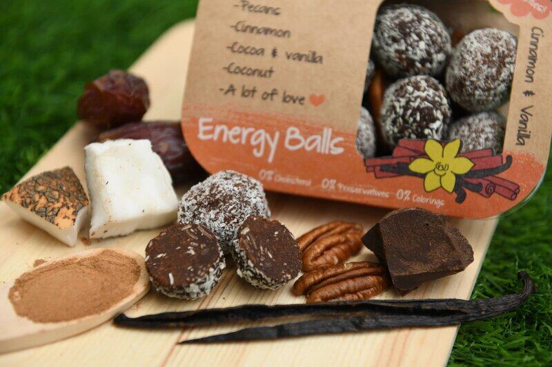 

Munchbox Cinnamon & Vanilla Energy Balls, 8 Balls each x 10 Packs