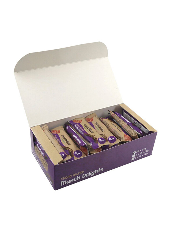 

Munchbox Keto Munch Delight Choco Wafers, 36x22g