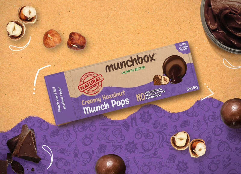 

Munchbox Munchpops Creamy Hazelnut, 45g