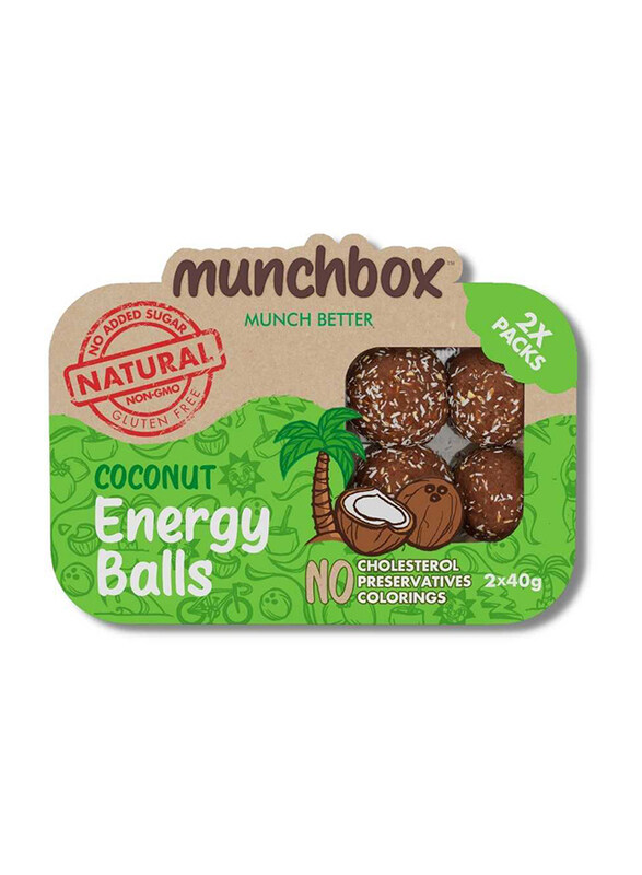 

Munchbox Coconut Energy Balls, 2x40g