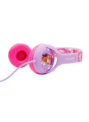 Touchmate My Little Pony Wired On-Ear Headphone with Microphone, Pink/Purple