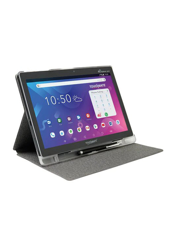 Touchmate 64GB Black, 10.1-inch Tablet, 4GB RAM, Dual SIM, Wi-Fi + 4G
