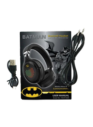 Touchmate Batman Wireless On-Ear Headset with Mic, Black