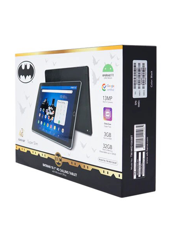 BATMAN 10.1” 4G Calling Tablet with Microsoft Office