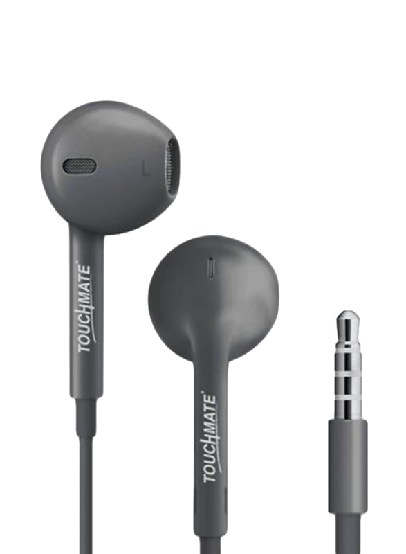 Touchmate TM-E0030 3.5 mm Jack In-Ear Stereo Earphones with Mic, Black