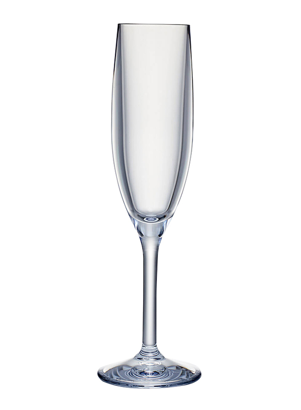 Strahl 5.5oz Design + Contemporary Champagne Flute Glass, 224-40250, Clear