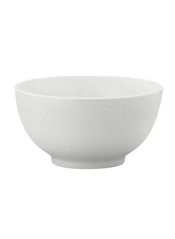 Luzerne 14.5cm Prism China Rice Bowl, 258-PS1607015, White