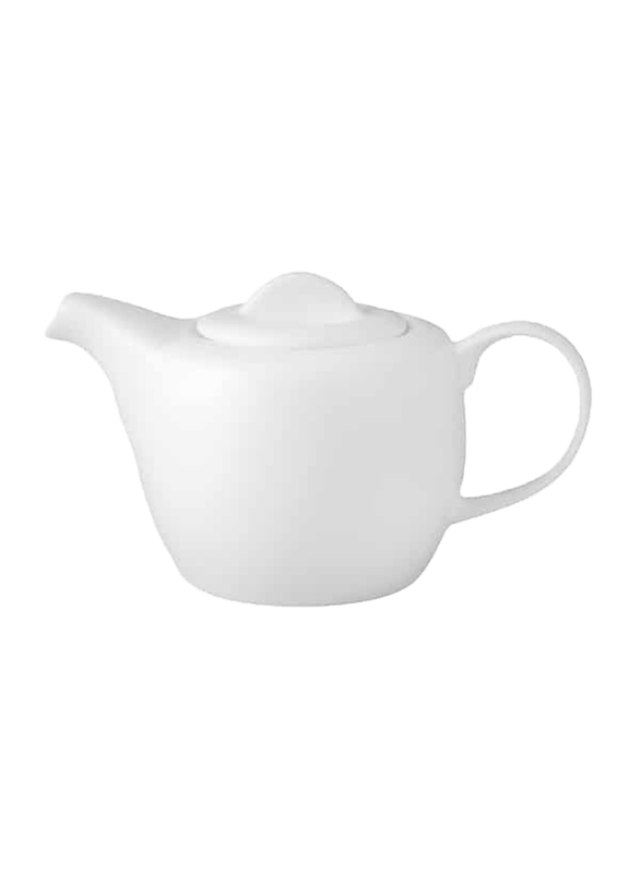 Luzerne 24oz Eco China Tea Pot, 21 x 12 x 11.8cm, White