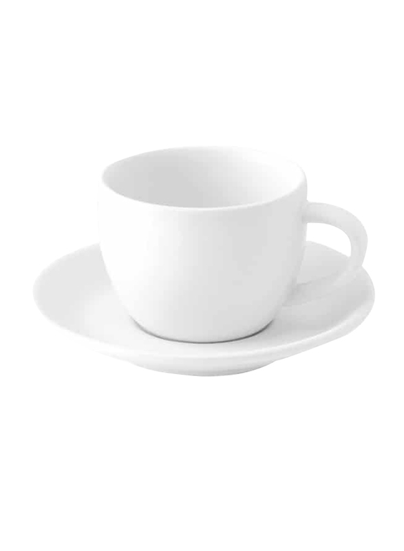 Luzerne 11cm Eco China Coupe Saucer, 11 x 1.9cm, White