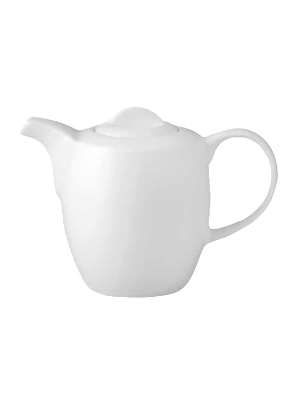 Luzerne 27oz Eco China Coffee Pot, 20 x 12 x 13.5cm, White