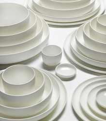 Serax Medium Base By Piet Boon Porcelain Piet Boon Low Bowl, 307-B9214719, White