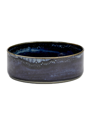 Serax Small Terres de Reves by Anita Le Grelle Stoneware Cylinder Low Multi-Purpose Bowl, 307-B5118118, Blue