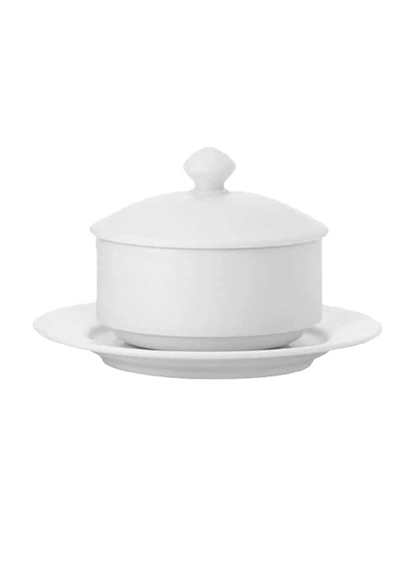 

Luzerne 8oz Eco China Soup Cup without Handle, CW1501528, White