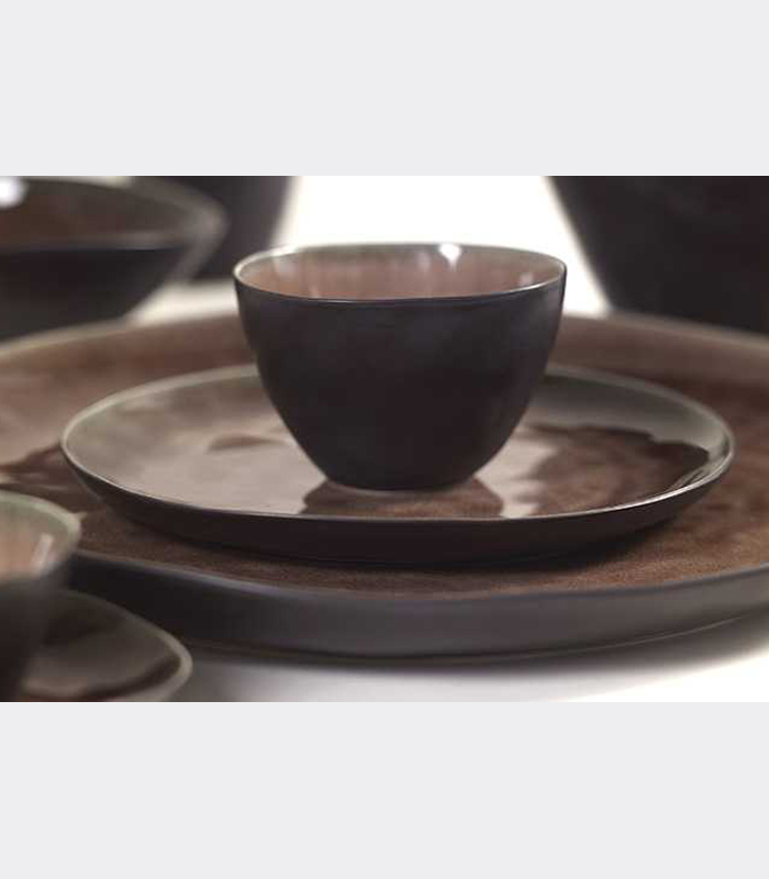 Serax Medium Pure by Pascale Naessens Stoneware Multi-Purpose Bowl, 307-B1012007, Brown