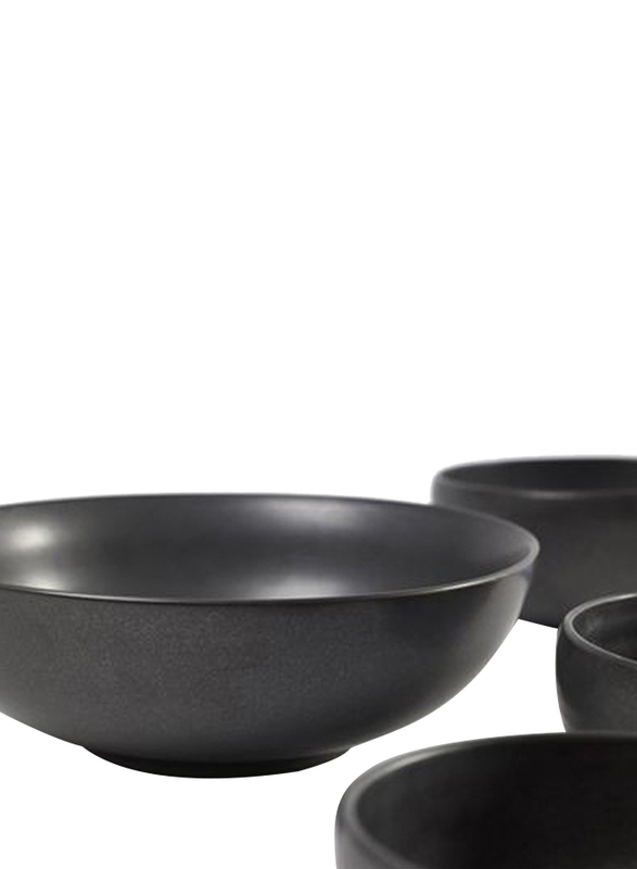 Serax Large Pure by Pascale Naessens Stoneware Multi-Purpose Bowl, 307-B1013048, Black