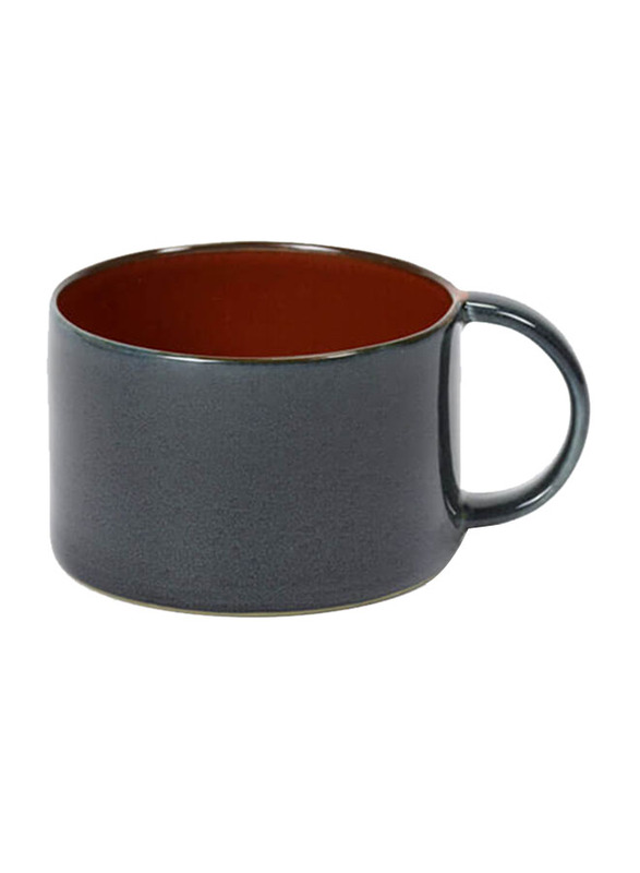 Serax 8cm Stoneware Coffee Cup, Rust/Dark Blue