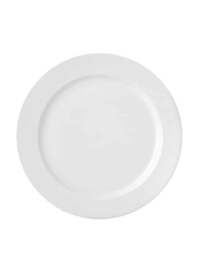 Luzerne 17.5cm Eco China Rim Serving Plate, 17.5 x 1.8cm, White