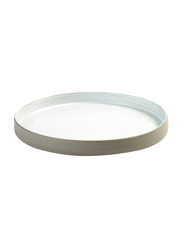 

Serax Large Dusk By Martine Keirsebilck Porcelain Dusk Tight Plate, 307-B2414007, Taupe
