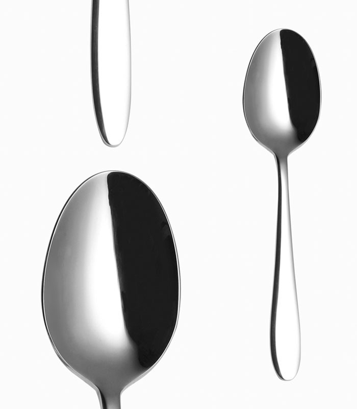 Sola Swiss Turin Stainless Steel Table Spoon, Silver