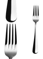 Sola Swiss Baguette Stainless Steel Table Fork, Silver