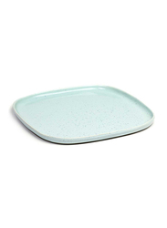 Serax Large Terres de Reves by Anita Le Grelle Stoneware Square Serving Plate, B5116195, Light Blue