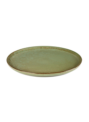 Serax Large Surface By Sergio Herman Stoneware Plate, 307-B5116203A, Camo Green