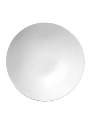 Luzerne 35oz Lines China Multi-Purpose Bowl, 23.5 x 6.6cm, White