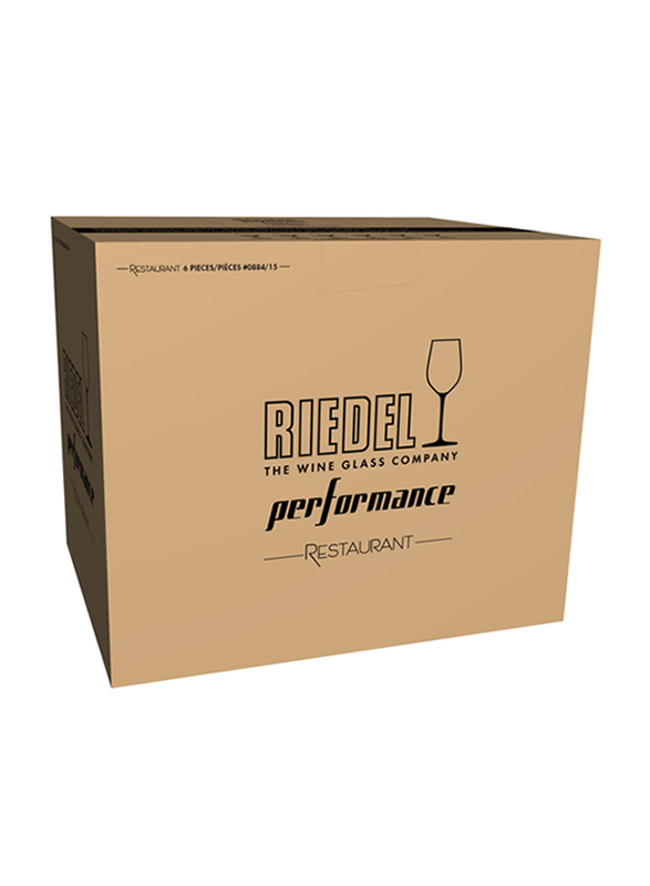 Riedel 631ml Performance Restaurant Syrah/Shiraz Crystal Wine Glasses, 480-0884/41, Clear