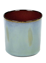 Serax 7.5cm Stoneware Cylinder High Goblet, Blue/Rust