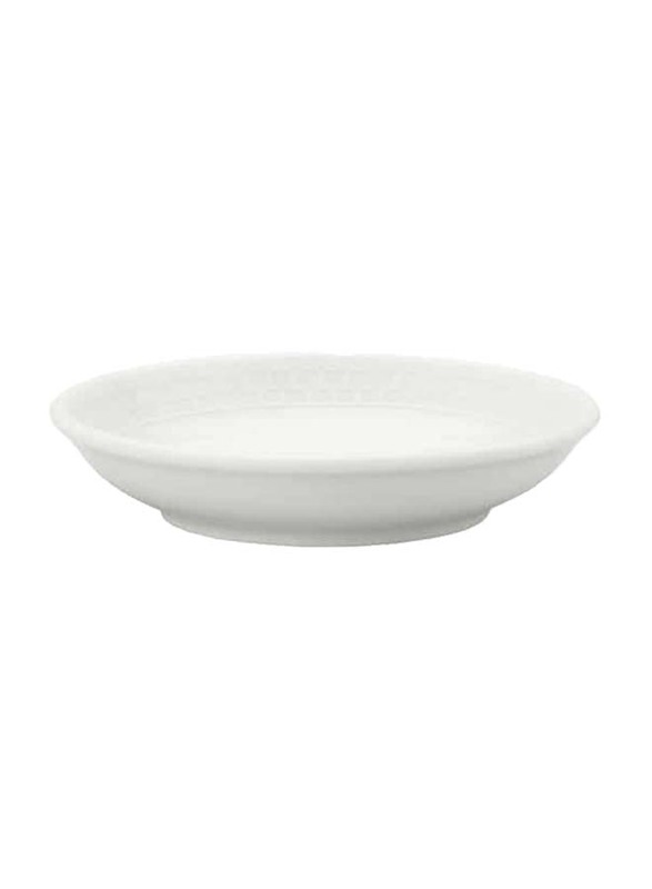 Luzerne 2oz Prism China Sauce Dish, PS1800009, White