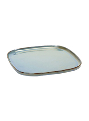 Serax Large Terres de Reves by Anita Le Grelle Stoneware Square Serving Plate, B5116192, Smokey Blue