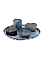 Serax 60ml Terres de Reves by Anita Le Grelle Goblet Xs Stoneware Glass, 307-B5118114, Blue