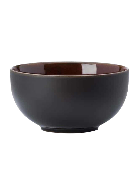 Luzerne 15oz Rustic China Bowl, 12.5 x 6.6cm, Crimson Maroon