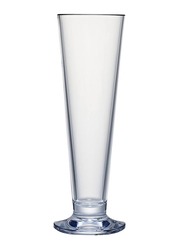 Strahl 14oz Pilsner Footed Polycarbonate Beer Glasses, 224-411403, Clear
