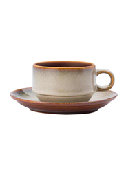 Luzerne 2oz Rustic China Espresso Cup, 258-RT1406009SA, Sama Yellow