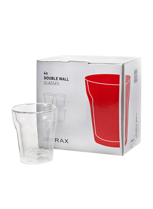 Serax 25ml Double Wall Borosilicate Coffee Cup, D8.5 H10, Clear