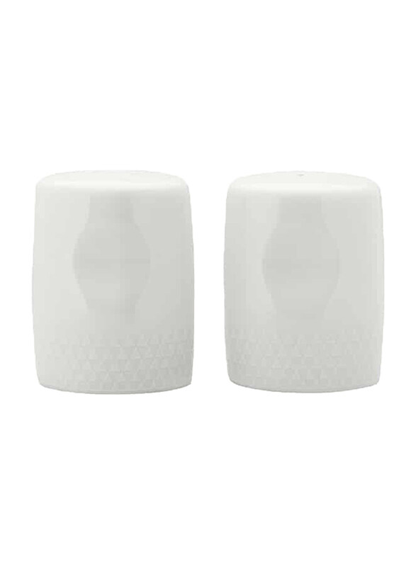 

Luzerne 6.8cm Prism China Pepper Shaker, 258-PS1106007P, White