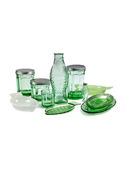 Serax 1 Ltr Fish & Fish By Paola Navone Glass Bottle, 307-B0816757, Transparent Green