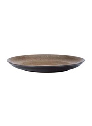 Luzerne 16.5cm Rustic China Coupe Plate, 16.5 x 2.2cm, Chestnut Brown